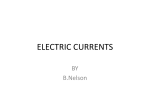 ELECTRIC CURRENTS