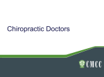 Chiropractic Medicine PowerPoint