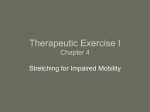 Chapter 4 - PHT 1227 Therapeutic Exercise I