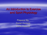 An Introduction to Exercise and Sport Physiology