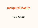 INTRODUCTION to BIOENERGETICS H.R. Kaback