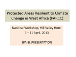 Sierra Leone National workshop on climate