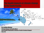 The health impacts of climate change in the South Pacific