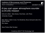 A Low Cost Upper atmosphere Sounder (LOCUS) mission