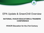 EPA GreenChill - HVAC Excellence