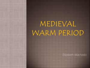 Medieval Warm Period - Natural Climate Change