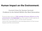 Human Impact on the Environment