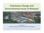 Population Change and Environmental Issues in Malaysia
