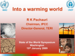 Dr. Pachauri’s Powerpoint Presentation