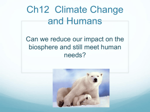 Ch12 Climate Change and Humans
