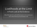 Livelihoods at the Limit
