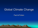 Global Climate Change - University of Dayton