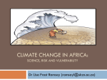 Climate change and Africa