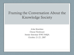 Framing the Conversation - East