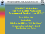 2006 IPCC Guidelines on National Greenhouse Gas Inventories