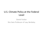 U.S. Climate Policy - IDP - Instituto Brasiliense de