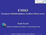 Diapositiva 1 - European Multidisciplinary Seafloor and
