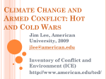 Responding to the Future: Conflict and Environment over Time