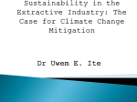Sustainability Issues in the Oil and Gas Sector of