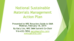National Sustainable Materials Management Action Plan