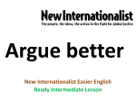 Arguments - New Internationalist