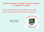 Global atmospheric changes and future impacts on regional