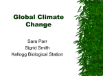Global Climate Change - Kellogg Biological Station