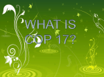 WHAT IS COP 17?