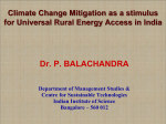 Climate Change and Energy Access