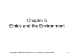 Chapter 5 Ethics and the Environment
