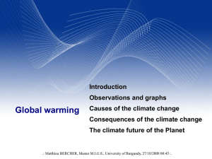 Global warming - u