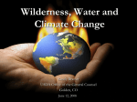 Wilderness, Water, and Climate Change