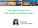 Alternative approaches to assess the value of preventing electricity