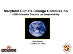 Don Boesch - Climate Change Commission