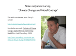 Notes on Garvey, "Climate Change and Moral Outrage"