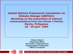 Workshop on the preparation of national communications from non