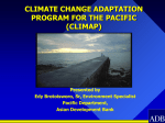climate change adaptation program for the pacific