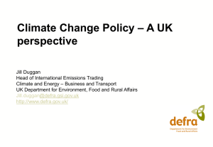 Additional presentation on Climate Change