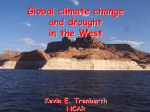 Global climate change and drought in the West