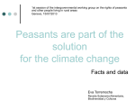 Peasants are part of the solution for the climate change