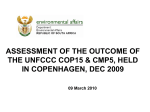 ASSESSMENT OF THE OUTCOME OF THE UNFCCC COP15