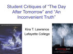 Critiquing “The Day After Tomorrow” and “An