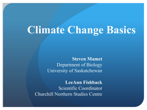 Long Term Ecological Monitoring at the Arctic Treeline, Churchill