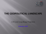 The Geopolitical Landscape: A 25 years long