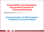 Communication of V&A in national communications