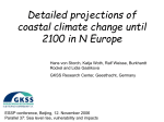 Detailed projections of coastal climate change until