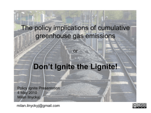 The policy implications of cumulative greenhouse gas emissions or