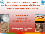 What`s new since IPCC AR4, Dr. Rajendra - Ny