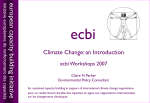Climate Change - European Capacity Building Initiative