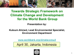 Towards Strategic Framework on Climate Change and
